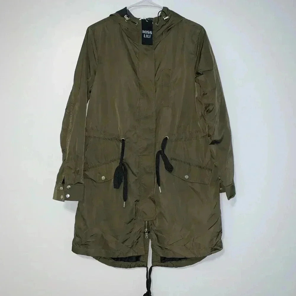 Miss Lili Green Anorak Jacket
